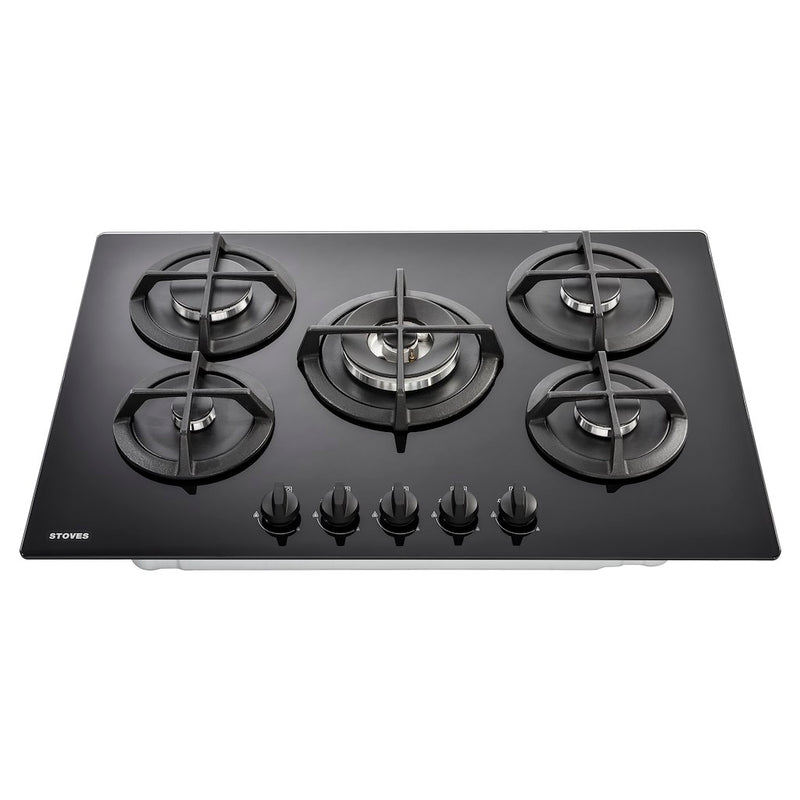 Stoves ST GTG75C Blk 75cm Gas through Glass Hob (Discontinued)