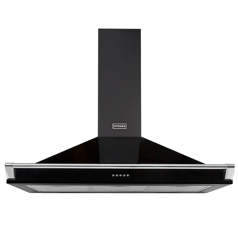 Stoves ST S1000 RICH CHIM RAIL BLK 100cm Hood (Discontinued)