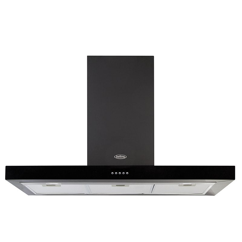 Belling BEL COOKCENTRE 100 FLAT BLK 100cm Hood (Discontinued)