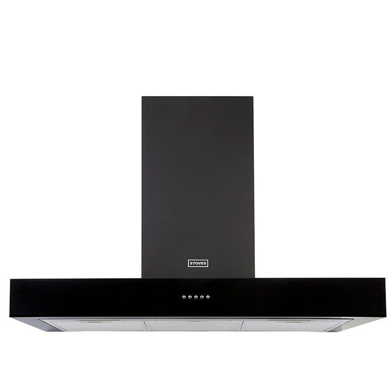 Stoves ST S1100 STER FLAT BLK 110cm Flat Cooker Hood (Discontinued)