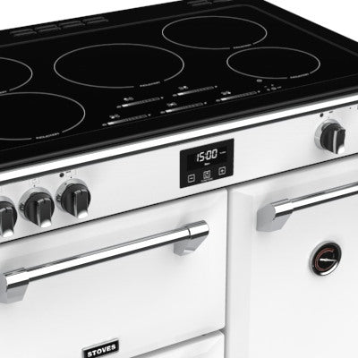 Stoves ST RICH DX S900Ei CB IWH 90cm Electric Induction Range Cooker (Discontinued)