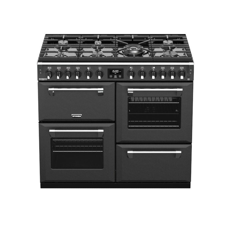 Stoves ST RICH DX S1000DF CB AGR 100cm Dual Fuel Range Cooker (Discontinued)