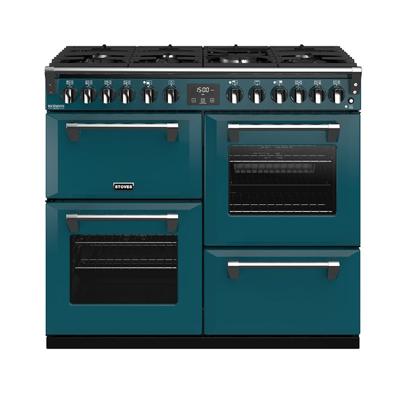 Stoves ST RICH DX S1000DF CB KTE 100cm Dual Fuel Range Cooker (Discontinued)