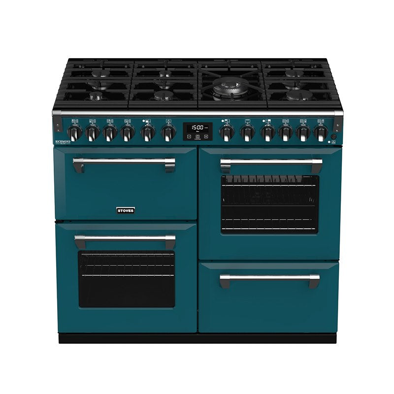 Stoves ST RICH DX S1000DF CB KTE 100cm Dual Fuel Range Cooker (Discontinued)