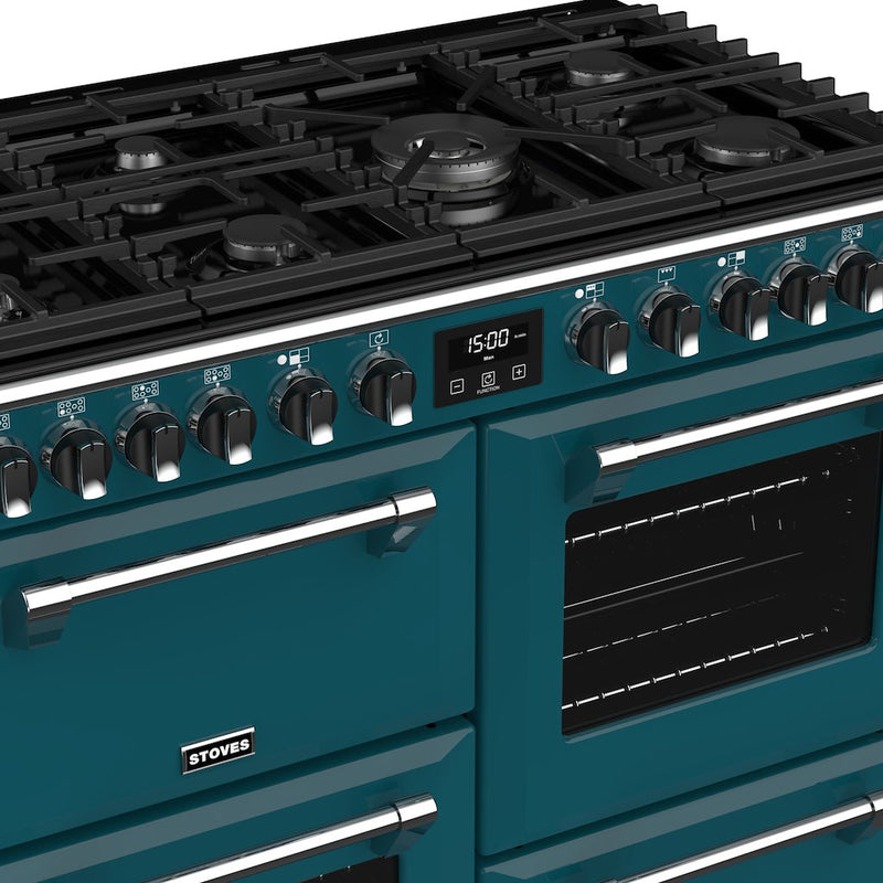 Stoves ST RICH DX S1000DF CB KTE 100cm Dual Fuel Range Cooker (Discontinued)