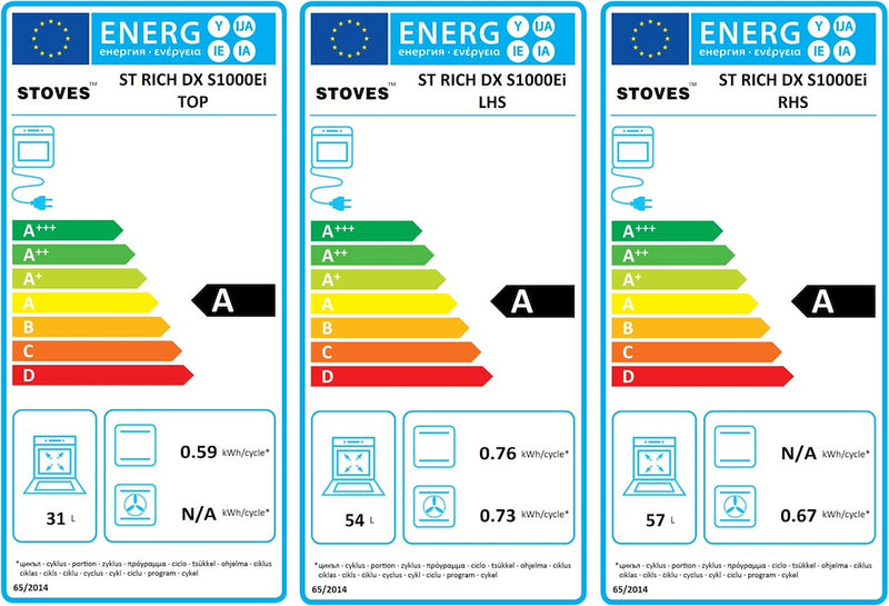 Stoves ST RICH DX S1000Ei CB KTE 100cm Electric Induction Range Cooker (Discontinued)