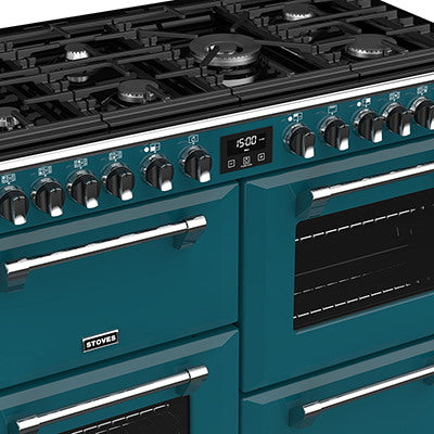 Stoves ST RICH DX S1100DF CB KTE 110cm Dual Fuel Range Cooker (Discontinued)
