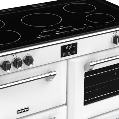 Stoves ST RICH DX S1100Ei CB IWH 110cm Electric Induction Range Cooker (Discontinued)