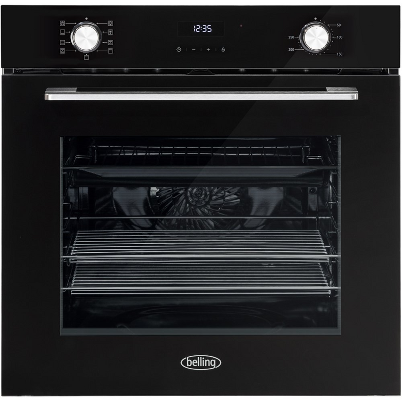 Belling BEL BI603MFC BLK Built In Single Electric Oven With Catalytic Liners