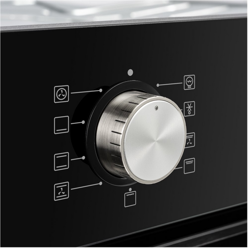 Belling BEL BI603MFC BLK Built In Single Electric Oven With Catalytic Liners (Discontinued)