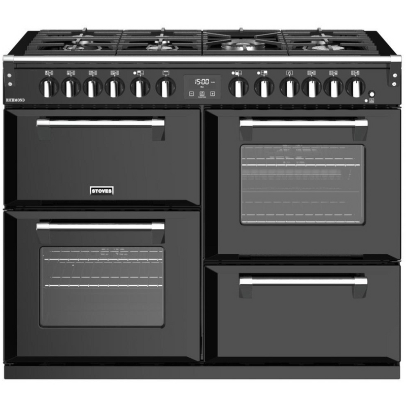 Stoves Richmond ST RICH S1100DF MK22 BK 110cm Dual Fuel Range Cooker (Discontinued)