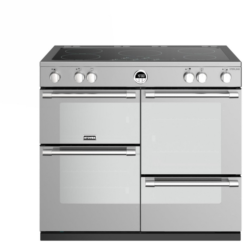 Stoves Sterling ST STER S1000Ei MK22 SS 100cm Electric Induction (Touch Control) Range Cooker