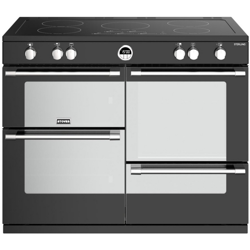 Stoves Sterling ST STER S1100Ei MK22 BK 110cm Electric Induction (Touch Control) Range Cooker (Discontinued)