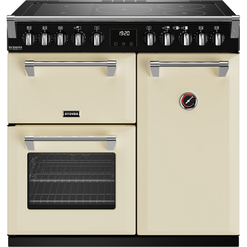 Stoves Richmond Deluxe ST DX RICH D900Ei RTY CC 90cm Electric Induction (Rotary Control) Range Cooker