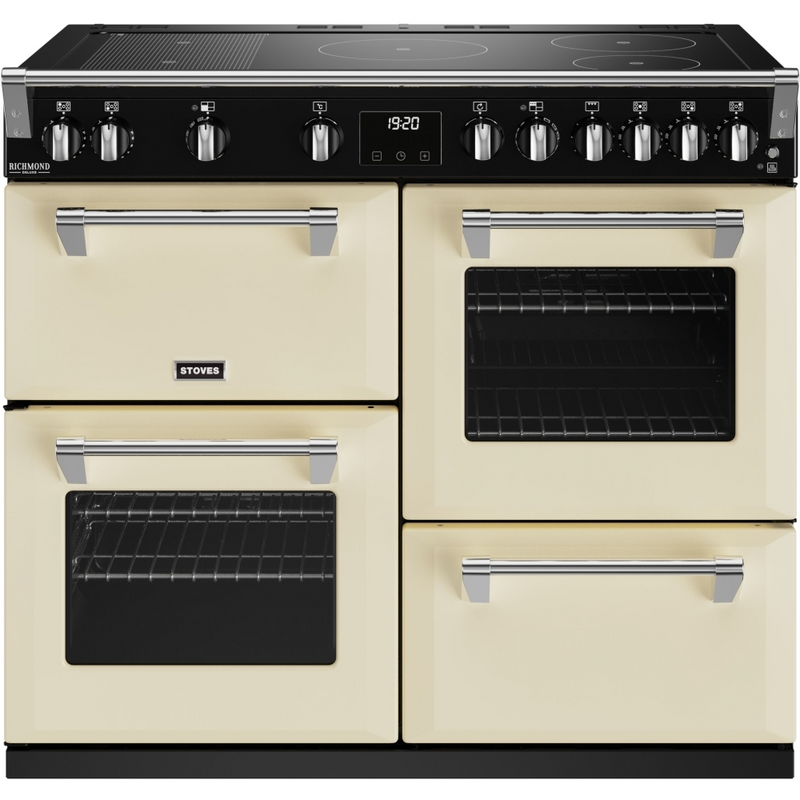 Stoves Richmond Deluxe ST DX RICH D1000Ei RTY CC 100cm Electric Induction (Rotary Control) Range Cooker