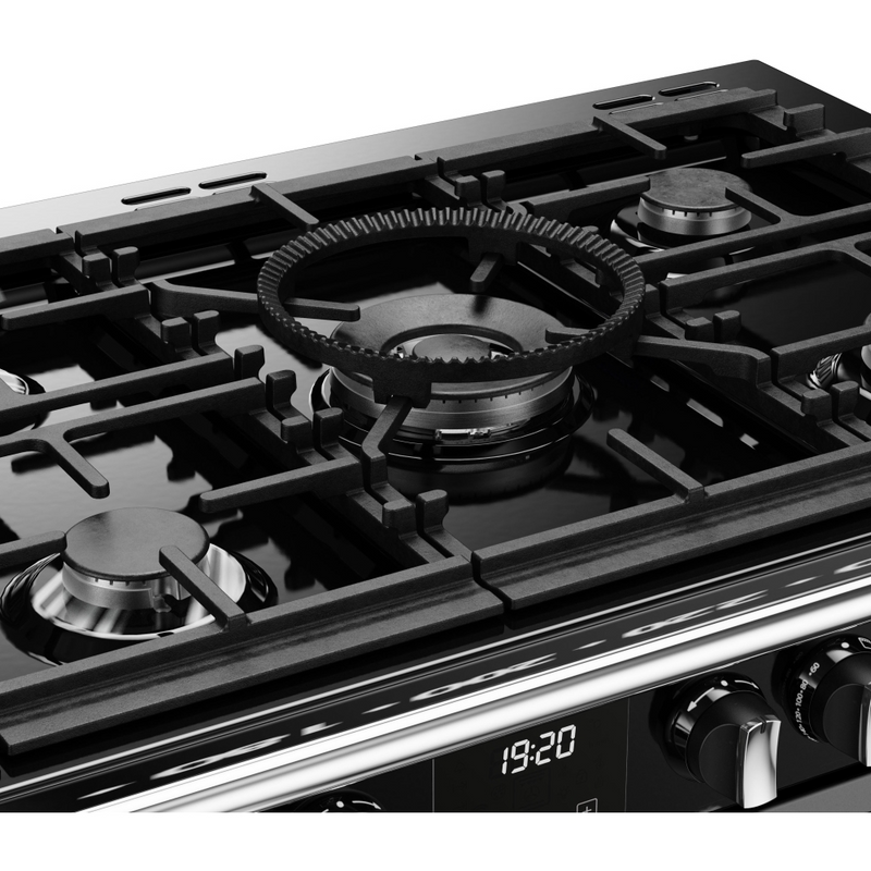 Stoves Richmond Deluxe ST DX RICH D1100DF BK 110cm Dual Fuel Range Cooker (Discontinued)