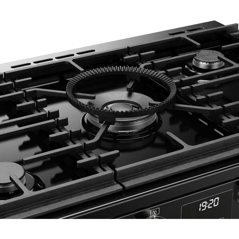 Stoves Sterling Deluxe ST DX STER D900DF BK 90cm Dual Fuel Range Cooker (Discontinued)