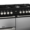 Stoves Sterling Deluxe ST DX STER D1100DF BK 110cm Dual Fuel Range Cooker (Discontinued) Thumbnail