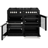 Stoves Sterling Deluxe ST DX STER D1100DF GTG BK 110cm Dual Fuel GTG Range Cooker (Discontinued) Thumbnail