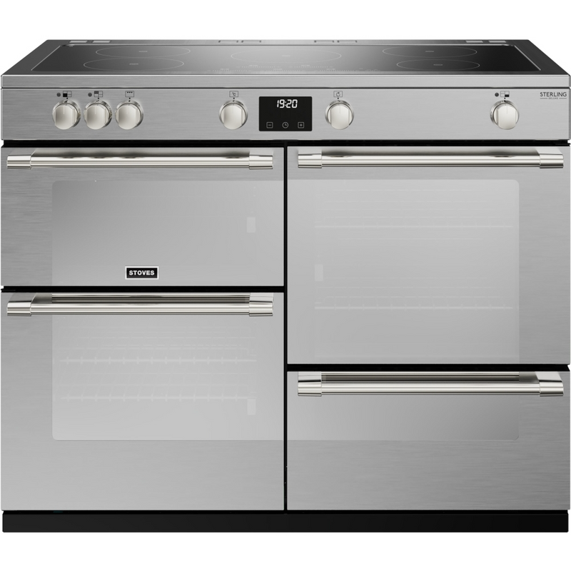 Stoves Sterling Deluxe ST DX STER D1100Ei TCH SS 110cm Electric Induction (Touch Control) Range Cooker (Discontinued)
