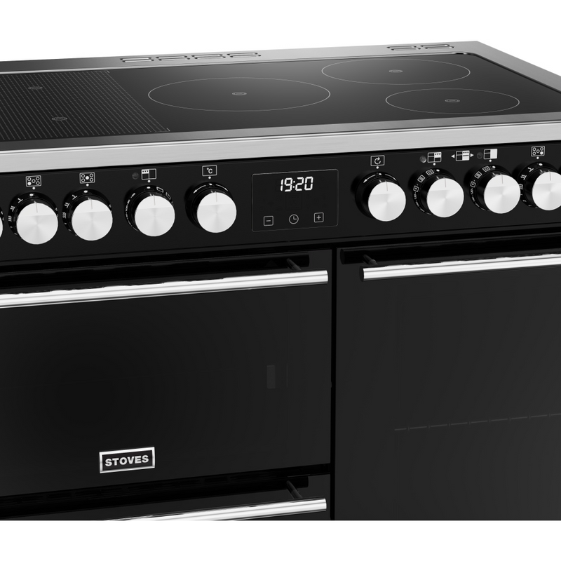 Stoves Precision Deluxe ST DX PREC D900Ei RTY BK 90cm Electric Induction (Rotary Control) Range Cooker (Discontinued)