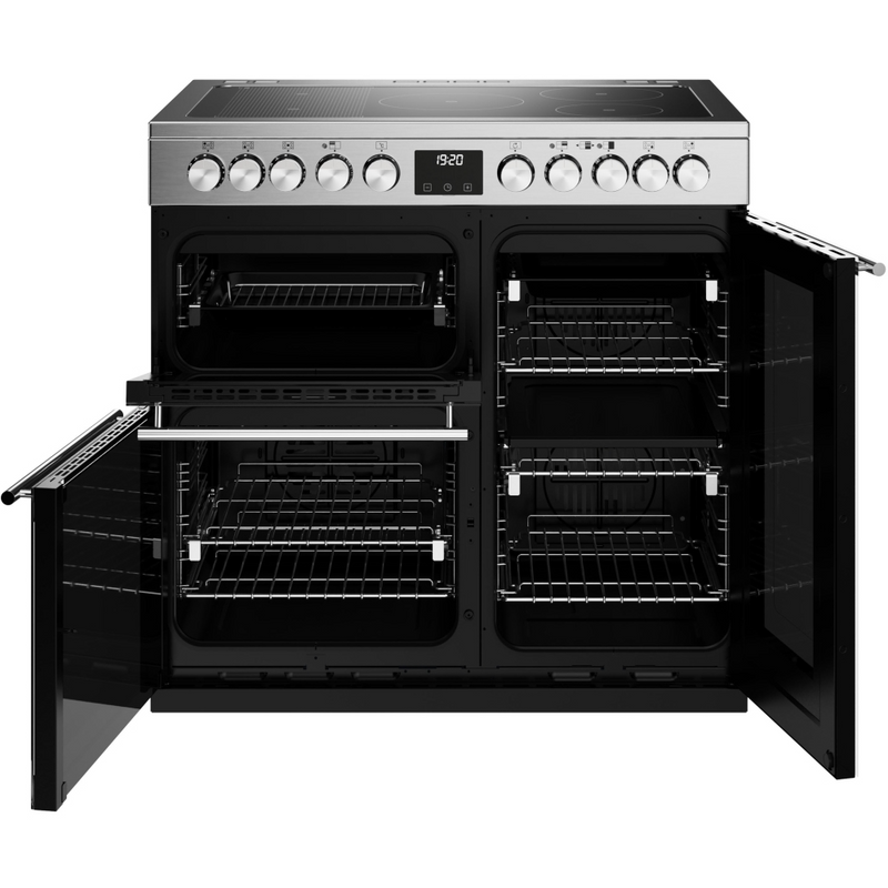 Stoves Precision Deluxe ST DX PREC D900Ei RTY SS 90cm Electric Induction (Rotary Control) Range Cooker (Discontinued)
