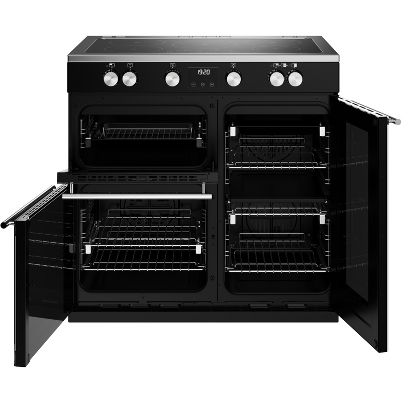 Stoves Precision Deluxe ST DX PREC D900Ei TCH BK 90cm Electric Induction (Touch Control) Range Cooker (Discontinued)