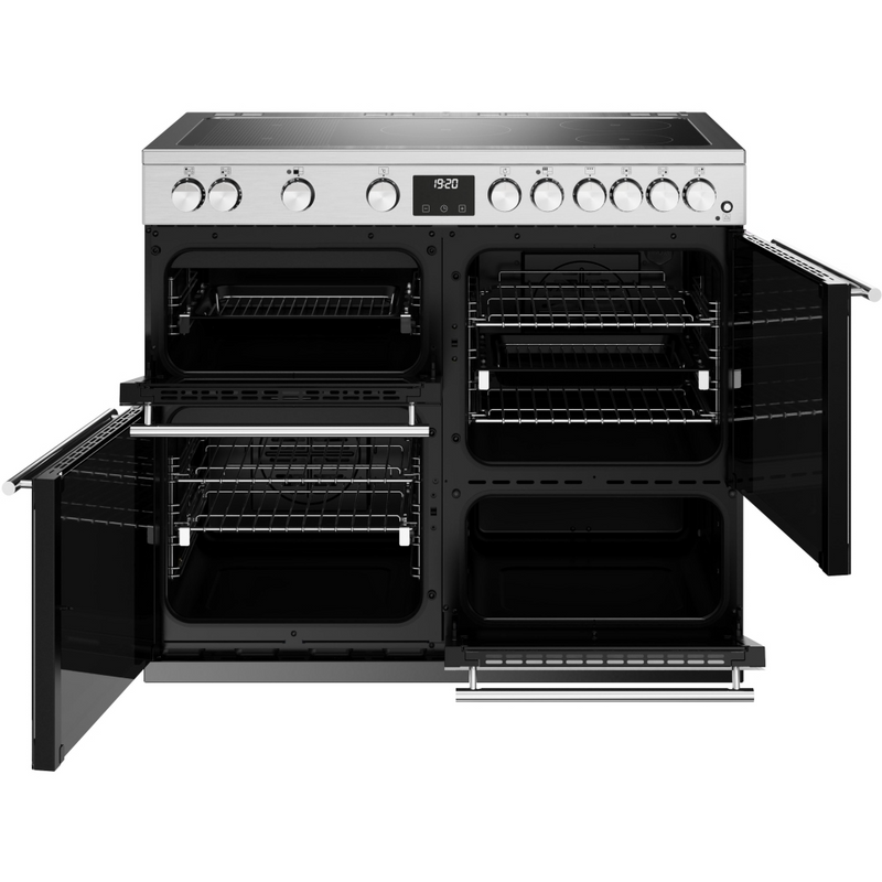 Stoves Precision Deluxe ST DX PREC D1000Ei RTY SS 100cm Electric Induction (Rotary Control) Range Cooker (Discontinued)