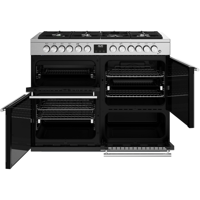 Stoves Precision Deluxe ST DX PREC D1100DF SS 110cm Dual Fuel Range Cooker (Discontinued)
