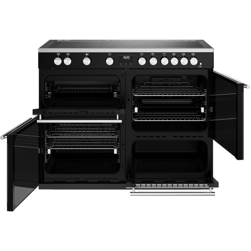 Stoves Precision Deluxe ST DX PREC D1100Ei RTY BK 110cm Electric Induction (Rotary Control) Range Cooker (Discontinued)