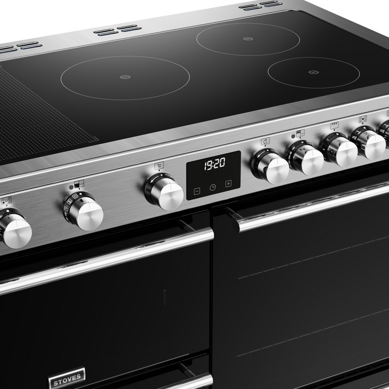 Stoves Precision Deluxe ST DX PREC D1100Ei RTY SS 110cm Electric Induction (Rotary Control) Range Cooker (Discontinued)