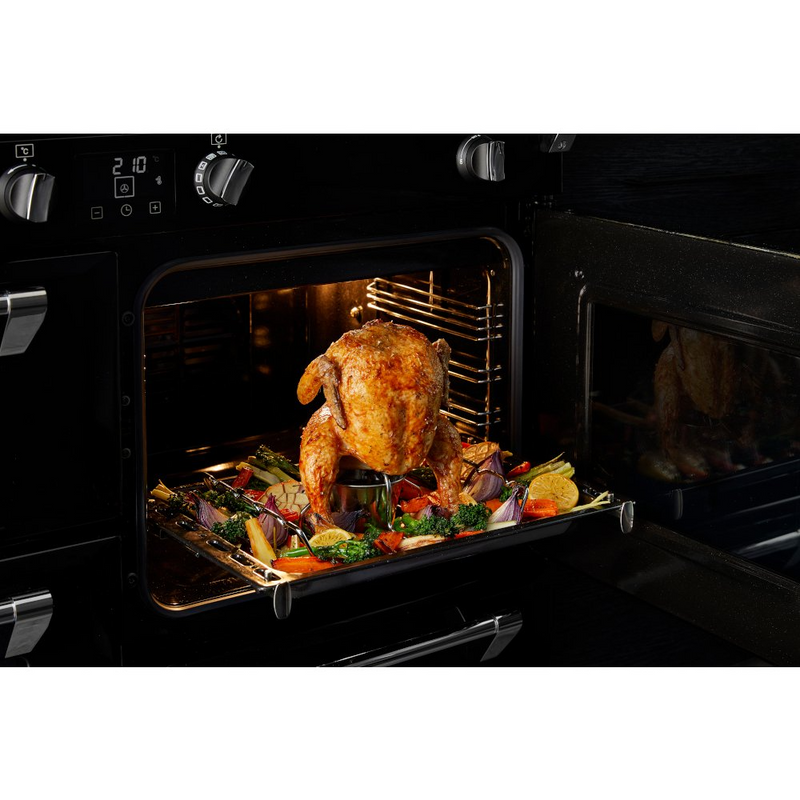 Stoves Precision Deluxe ST DX PREC D1100Ei TCH BK 110cm Electric Induction (Touch Control) Range Cooker (Discontinued)
