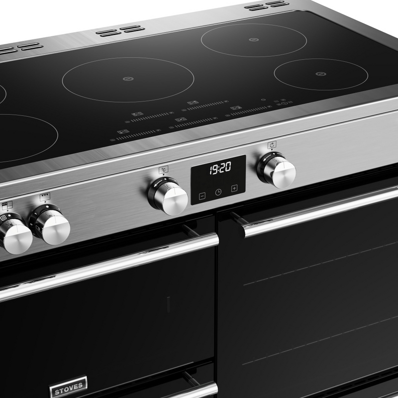 Stoves Precision Deluxe ST DX PREC D1100Ei TCH SS 110cm Electric Induction (Touch Control) Range Cooker (Discontinued)