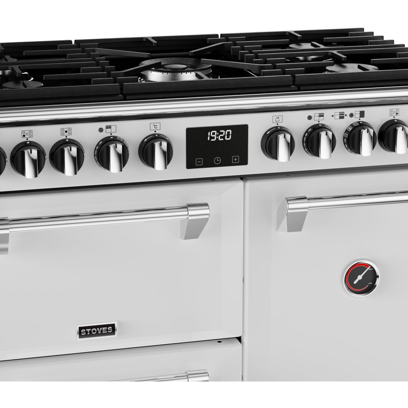 Stoves Richmond Deluxe ST DX RICH D900DF IWH 90cm Dual Fuel Range Cooker (Discontinued)