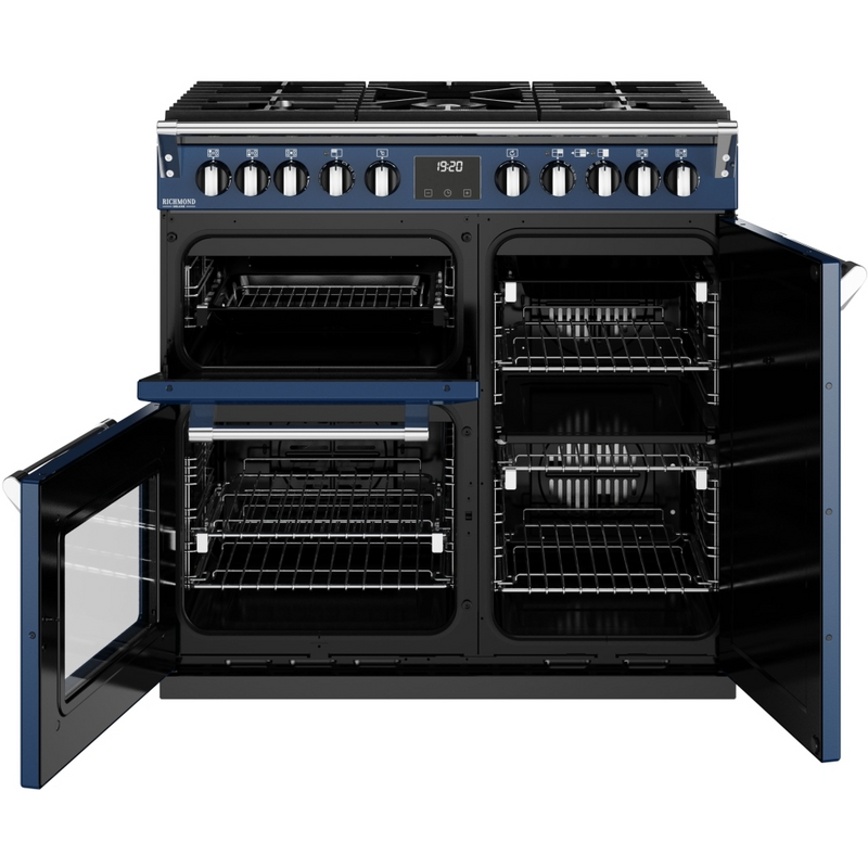 Stoves Richmond Deluxe ST DX RICH D900DF MBL 90cm Dual Fuel Range Cooker (Discontinued)