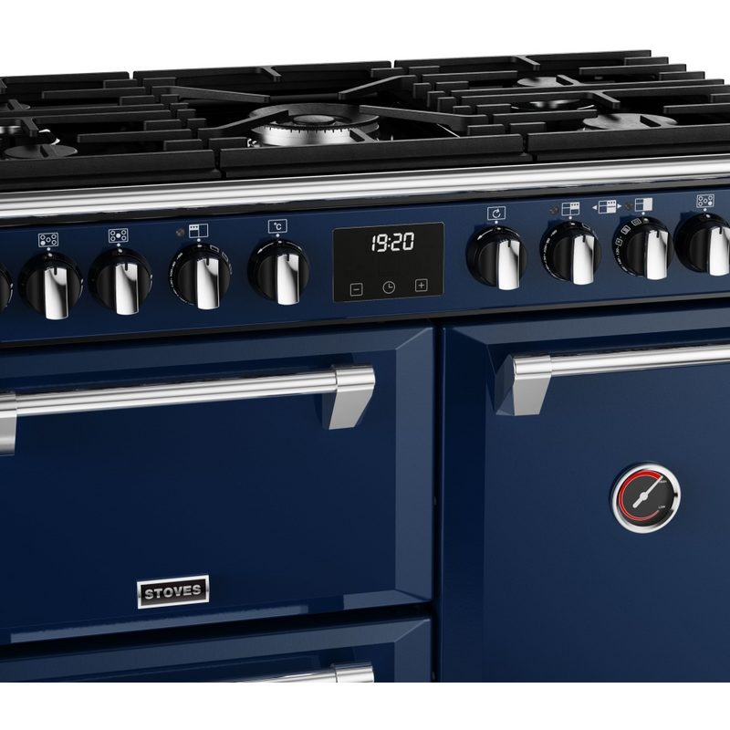 Stoves Richmond Deluxe ST DX RICH D900DF MBL 90cm Dual Fuel Range Cooker (Discontinued)