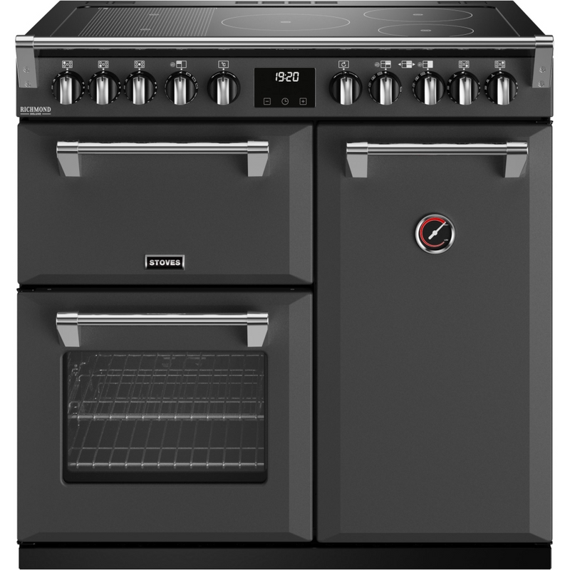 Stoves Richmond Deluxe ST DX RICH D900Ei RTY AGR 90cm Electric Induction (Rotary Control) Range Cooker
