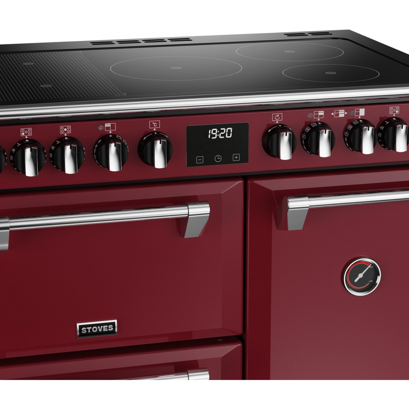 Stoves Richmond Deluxe ST DX RICH D900Ei RTY CRE 90cm Electric Induction (Rotary Control) Range Cooker (Discontinued)