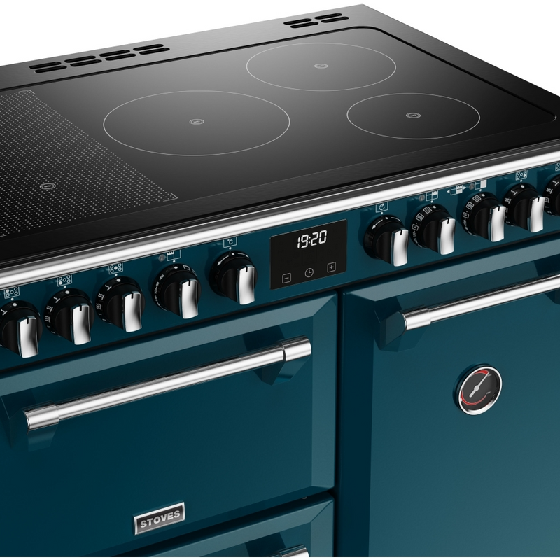 Stoves Richmond Deluxe ST DX RICH D900Ei RTY KTE 90cm Electric Induction (Rotary Control) Range Cooker (Discontinued)