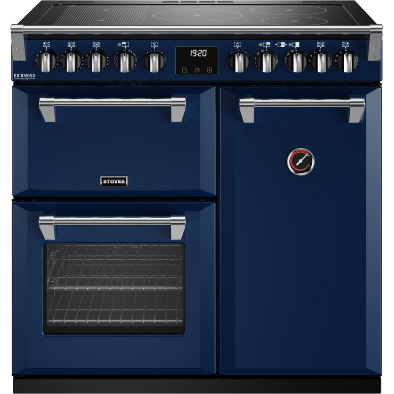 Stoves Richmond Deluxe ST DX RICH D900Ei RTY MBL 90cm Electric Induction (Rotary Control) Range Cooker (Discontinued)