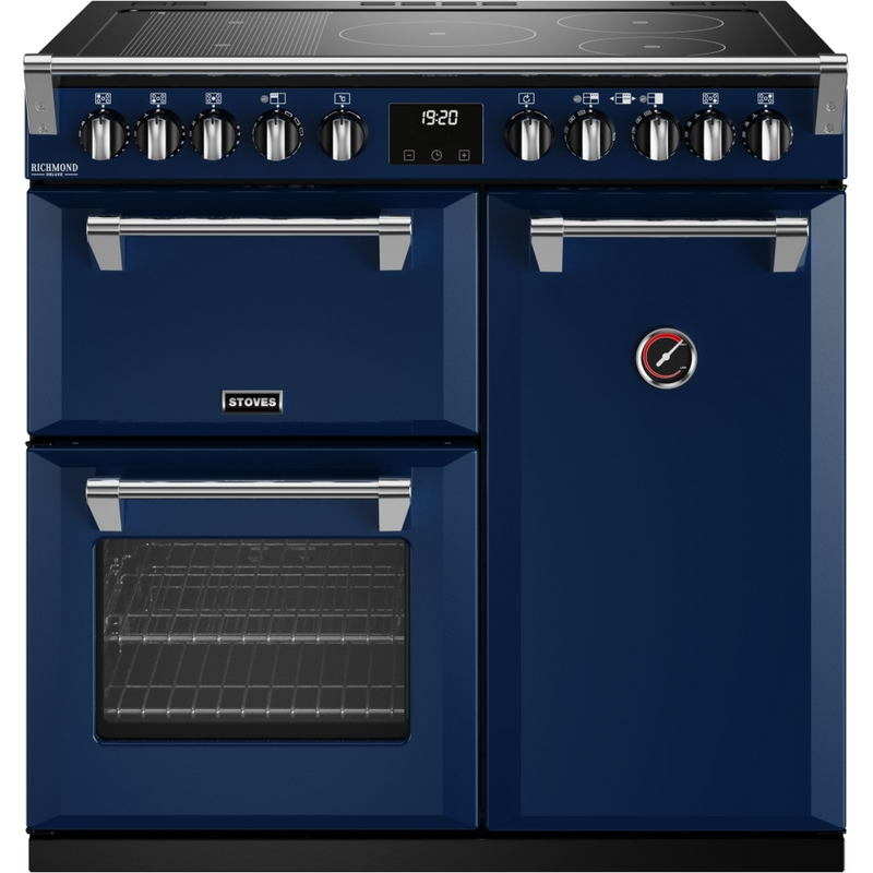 Stoves Richmond Deluxe ST DX RICH D900Ei RTY MBL 90cm Electric Induction (Rotary Control) Range Cooker