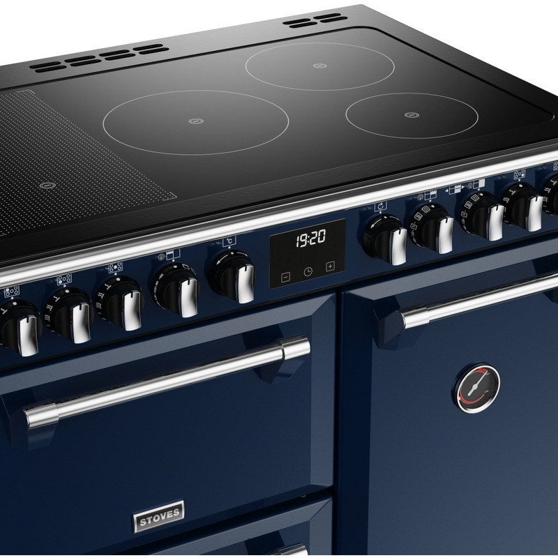 Stoves Richmond Deluxe ST DX RICH D900Ei RTY MBL 90cm Electric Induction (Rotary Control) Range Cooker (Discontinued)