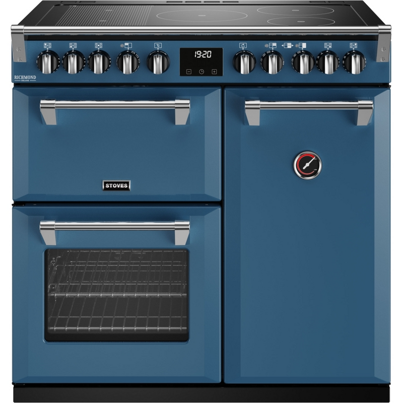 Stoves Richmond Deluxe ST DX RICH D900Ei RTY TBL 90cm Electric Induction (Rotary Control) Range Cooker