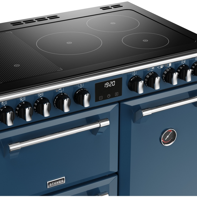 Stoves Richmond Deluxe ST DX RICH D900Ei RTY TBL 90cm Electric Induction (Rotary Control) Range Cooker (Discontinued)