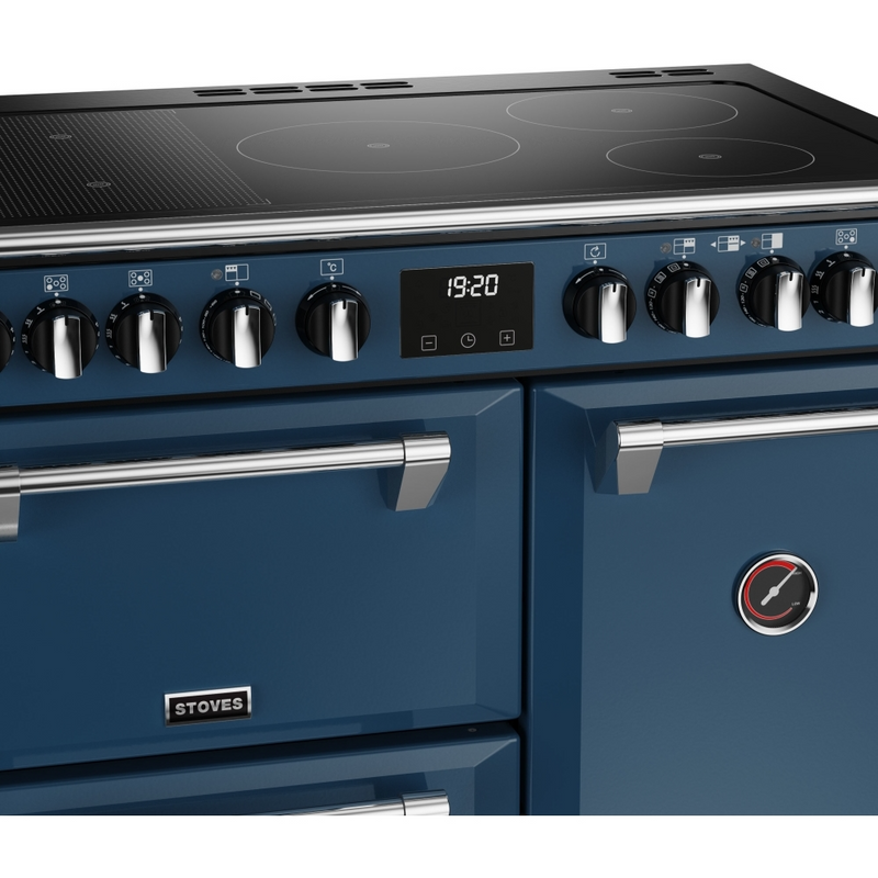 Stoves Richmond Deluxe ST DX RICH D900Ei RTY TBL 90cm Electric Induction (Rotary Control) Range Cooker (Discontinued)