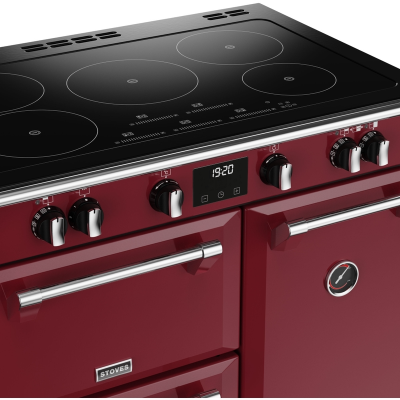 Stoves Richmond Deluxe ST DX RICH D900Ei TCH CRE 90cm Electric Induction (Touch Control) Range Cooker (Discontinued)