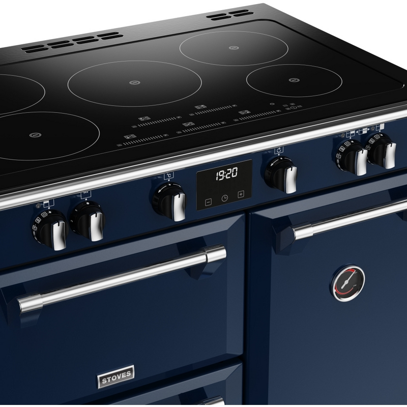 Stoves Richmond Deluxe ST DX RICH D900Ei TCH MBL 90cm Electric Induction (Touch Control) Range Cooker (Discontinued)