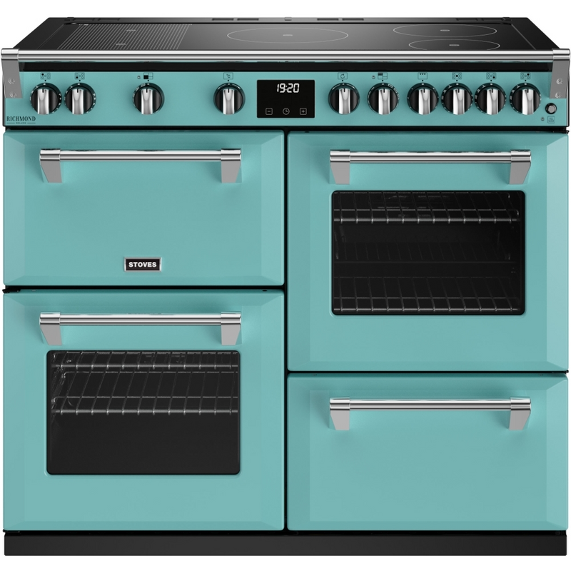 Stoves Richmond Deluxe ST DX RICH D1000Ei RTY CBL 100cm Electric Induction (Rotary Control) Range Cooker
