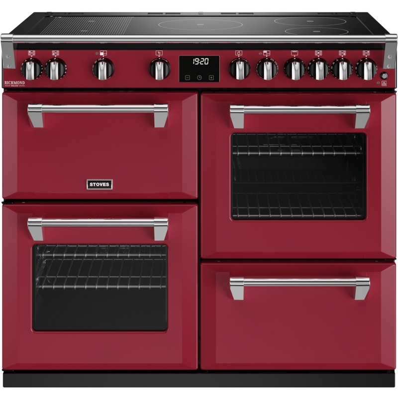 Stoves Richmond Deluxe ST DX RICH D1000Ei RTY CRE 100cm Electric Induction (Rotary Control) Range Cooker (Discontinued)