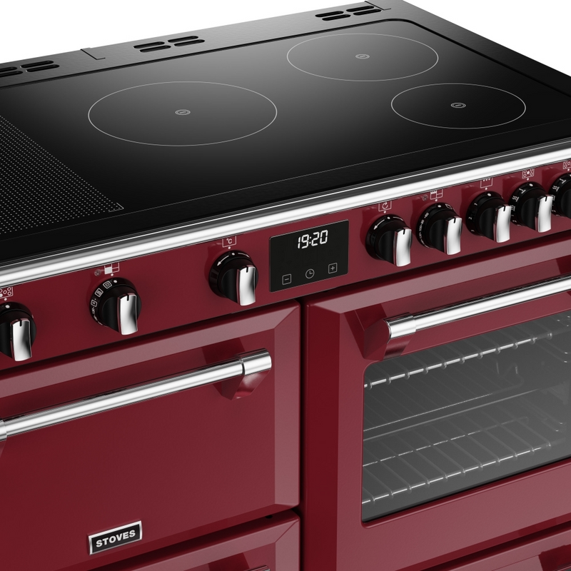Stoves Richmond Deluxe ST DX RICH D1000Ei RTY CRE 100cm Electric Induction (Rotary Control) Range Cooker (Discontinued)